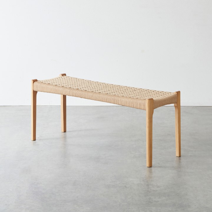 ペーパーコードベンチ 幅110cm