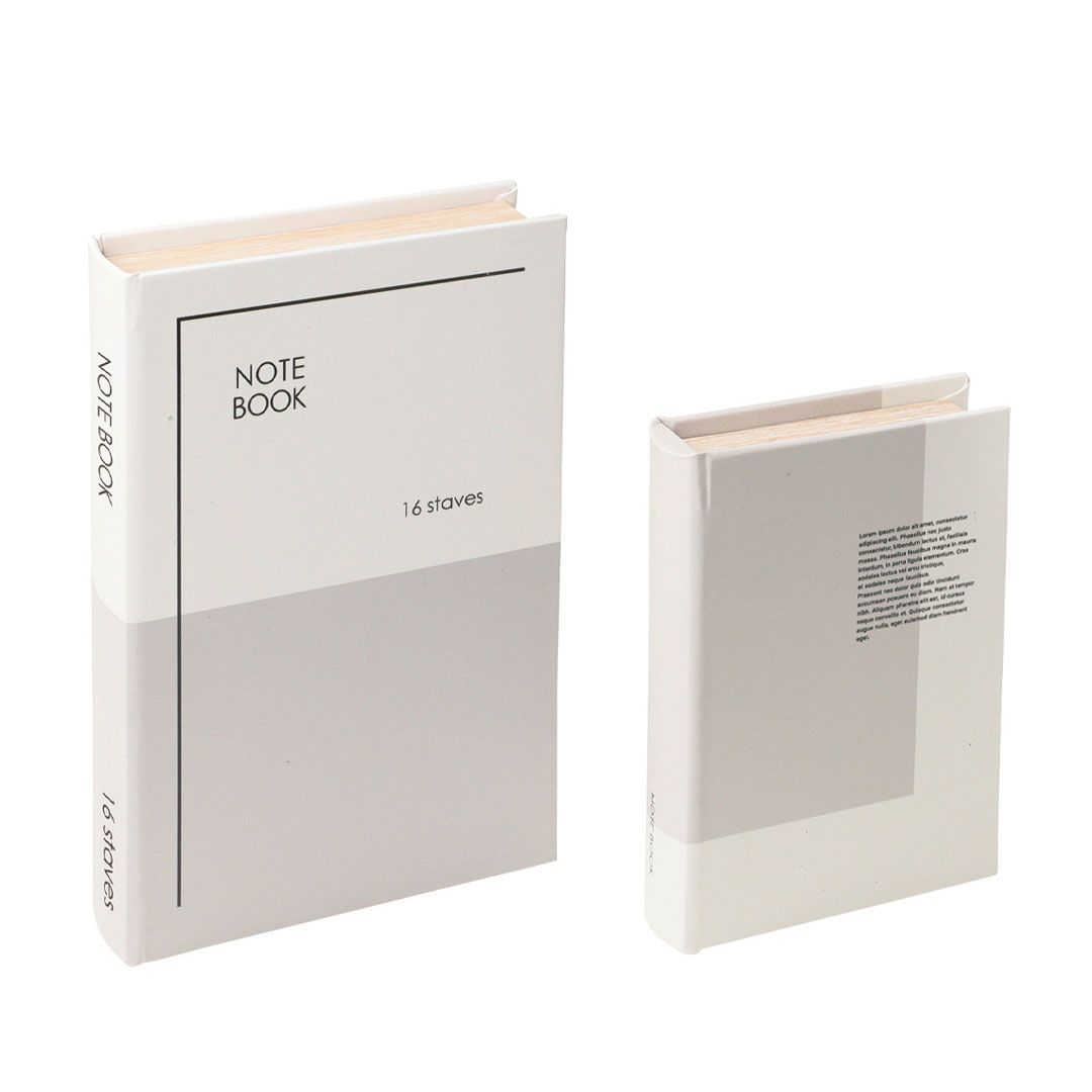 ブックケースノートブックGRY 2Pセット